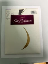 11 Vintage Hanes Pantyhose Silk Reflections 716 Size CD  Silky Sheer Hosiery