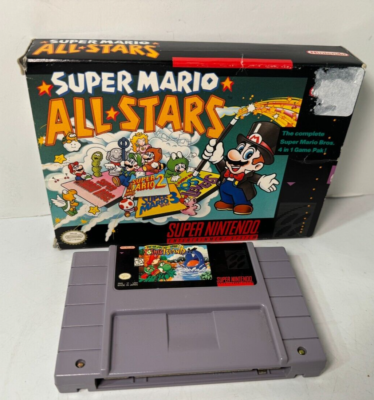 Super Mario All-Stars SNES Super Nintendo Authentic RaRe | eBay