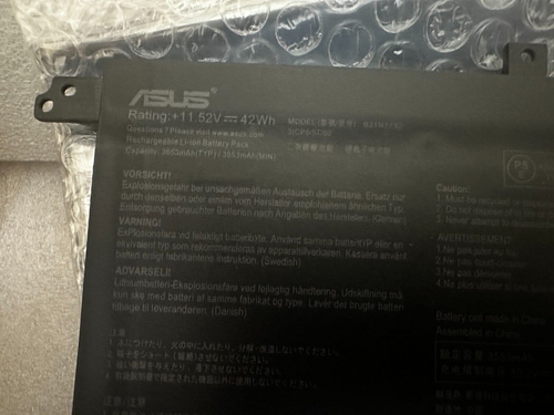 Batería Genuina para ASUS VivoBook S14 S430FA S430FN S430UA S430UF B31N1732 - Imagen 2 de 3