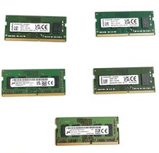 Lot of 5 Samsung Micron SK Hynix 4GB PC4-3200AA DDR4 SODIMM Memory