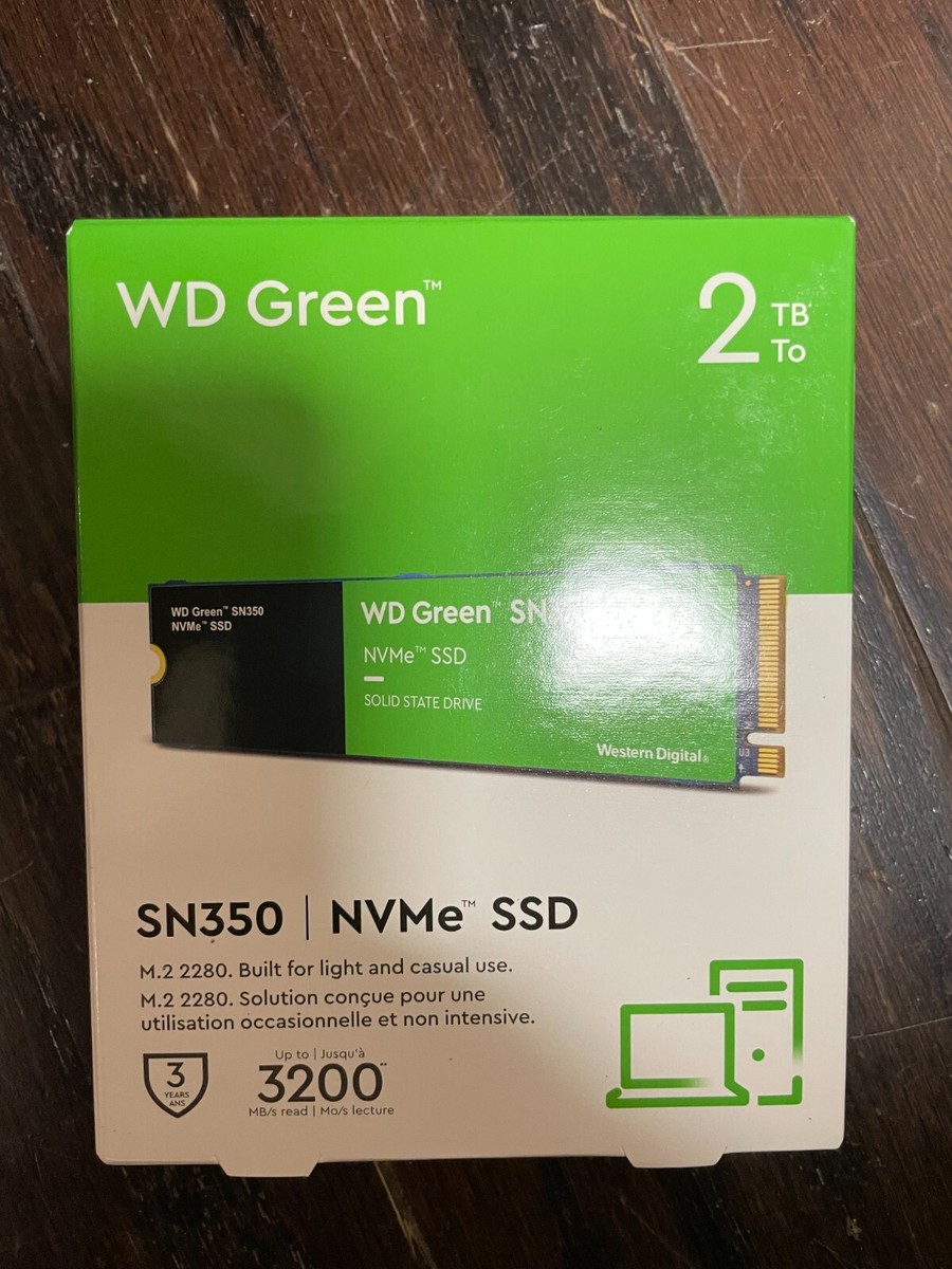 Wd Green Sn350 Wd Nvme Drivers WD NVMe SN350 Green 2tb SSD Disk