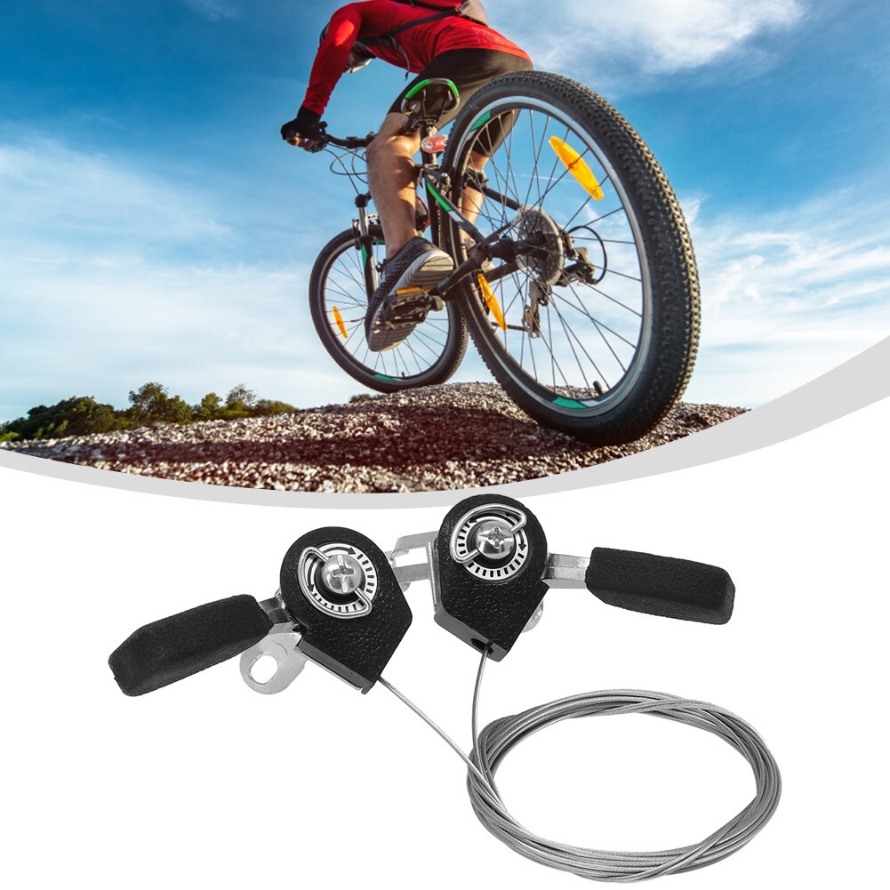 3x6/3x7 Thumb-tap Bike Bicycle Shifter Levers Derailleur Pair