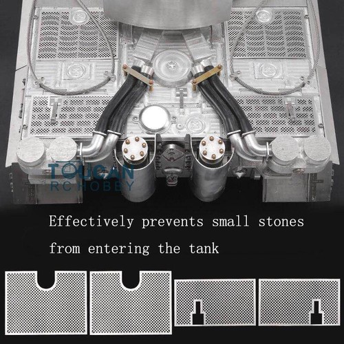 Heng Long 1/16 Tiger I RC Tank 3818 Armored Metal Guard Plate Spare Part - Picture 3 of 4