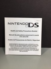 Nintendo DS Health and Safety Precautions 55878D Manual Insert Only - AUTHENTIC