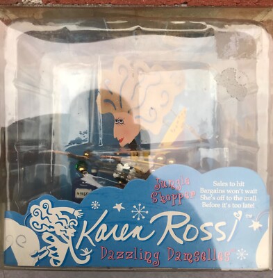 Karen Rossi Dazzling Damselles ''Jungle Shopper'' Hanging Ornament (2005) Unopened