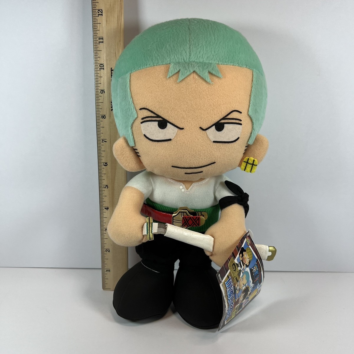 Roronoa Zoro One Piece 11.7” Vintage 2002 Plush Toy Stuffed Animal