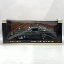 AUTOart 1/18 Ford Mustang GT390 Steve McQueen Diecast Model Car Used