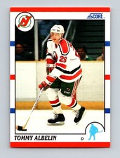 1990-91 Score Tommy Albelin New Jersey Devils #378
