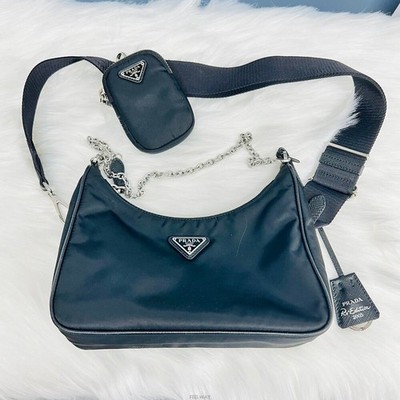 Prada Tesuto Re-Edition Hobo Schultertasche Crossbody 1BH204 138720194