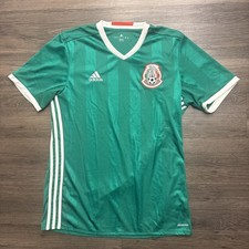 Adidas Mexico National Team 2016/2017 Soccer Football Jersey Home Mens Size L
