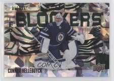 2022-23 Upper Deck Allure Blockers Green 44/99 Connor Hellebuyck #BL-16 07pz
