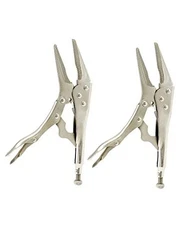  Original Locking Pliers - 9" Long Nose, Curved Jaw, 2-3/4" Max Opening 2 Pack
