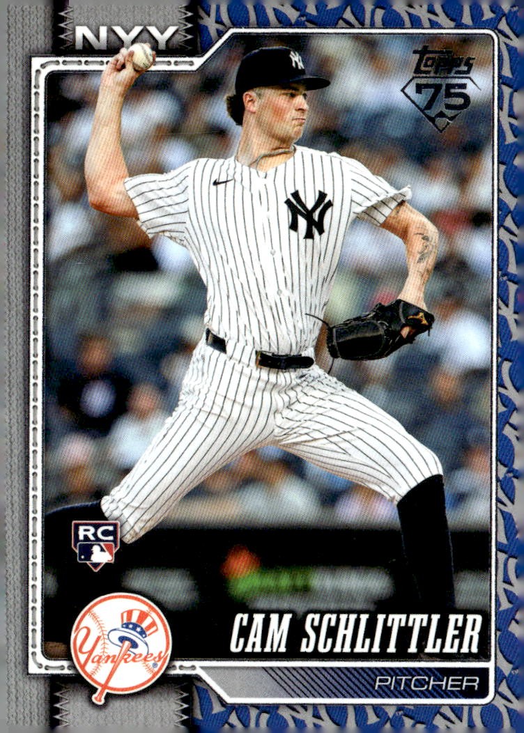 2026 Topps Team Color Border #111 Cam Schlittler - NM-MT