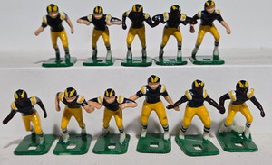 Tudor Electric Football Teams - San Diego Chargers - Dark Blue Tops - 11 Players