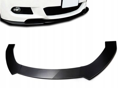 Universal Vorne Stoßstange Schwarz Spoiler Lippe Splitter Frontschürze ABS