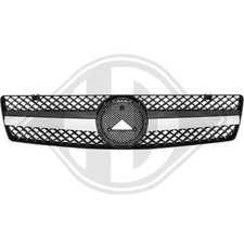 Kühlergrill Kühlergitter chrom schwarz für Mercedes-Benz SL R129
