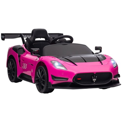 Pink 12V Electric Ride-On Car, Plastic & Metal, 115x60x45cm, Kids Toy - Picture 1 of 8