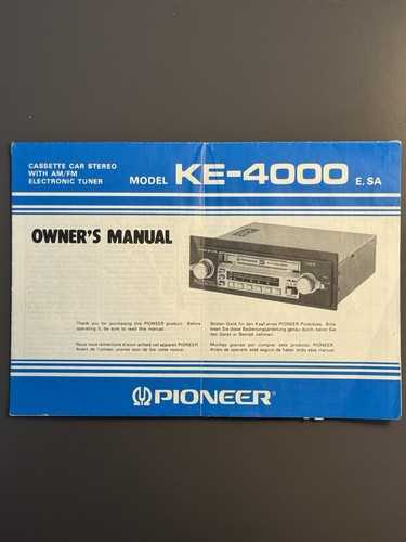 1980’s Pioneer KE-4300 Car Stereo Radio Cassette Unit - Picture 7 of 11