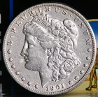 1901 S Morgan Silver Dollar