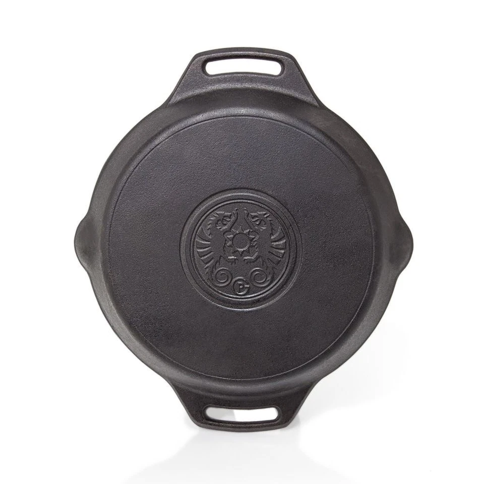 Petromax Cast Iron Fire Skillet, Kitchen or Camping Cookware, Side Handles - Image 2 of 4