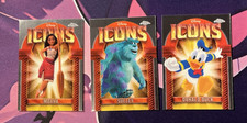 2025 Topps Disney Chrome - Icons Bundle - DI-20, DI-22, DI-35, Sulley, Moana etc