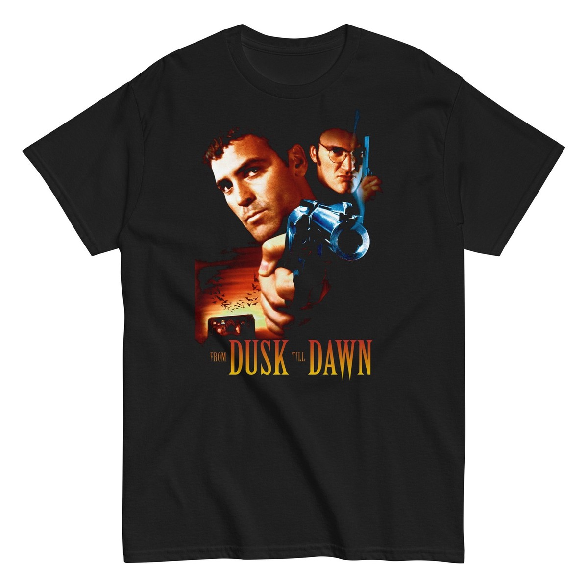 From Dusk Till Dawn Clooney Tarantino 1996- Unisex T-shirt all