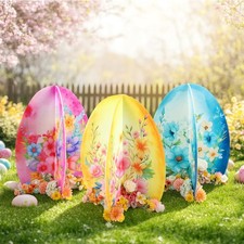 3 Pcs Spring Easter Flower Yard Decorations 15.75 x 19.69 Inches Spring Floral G