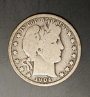 1904 Barber or Liberty Head Silver 50C Half Dollar in VG condition.
