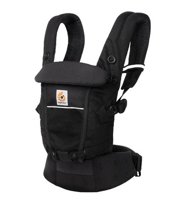 Ergobaby Adapt Babytrage Onyx Black Neugeborene Ergonomisch Mesh Neu