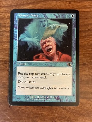 Mental Note - Judgment MTG Plus Bonus Rare!!!