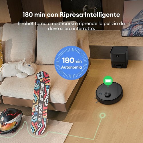 Robot aspirapolvere lava pavimenti Ultenic T20 Pro Alexa Siri google APP wifi - Foto 9 di 11