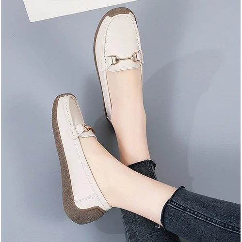Womens Loafers Mocassin Office Work Flat Slip On Shoes Ladies Casual Shoes Size - Bild 45 von 59
