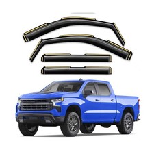 in-Channel Rain Guards Fit for Truck Chevy Silverado 1500/GMC Sierra 1500 201...
