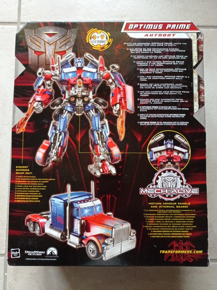 Transformers optimus prime Leader Class Revenge Of The Fallen. Robot Vintage2008 - Imagen 2 de 4
