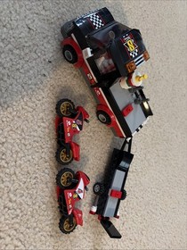 LEGO City: Racing Bike Transporter (60084) Used With Instructions No Box