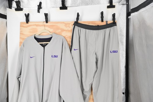 LSU Tigers 2 Pc Player Issued Fiesta Bowl RARE! Tracksuit Jacket 4XL & Pants 3XL - Picture 18 of 24