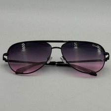 Quay Australia High Key Aviator Sunglasses Black Purple Pink Gradient 64-14-145