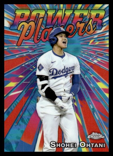 2025 Topps Chrome Baseball Power Players PP-25 Shohei Ohtani, Los Angeles Dodger