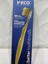 V-Eco Toothbrush 2Replaceable Brush Head System New