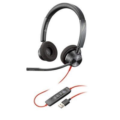 HP Poly Blackwire 3325 USB-C/A 3.5mm Stereo Headset Kopfhörer Microsoft Teams