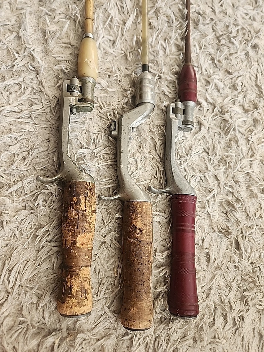 Vintage Orchard Industries Action Fishing Rods Lot 3 Steel