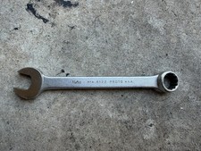 Vintage PROTO Tools No. 6122 - 11/16" Combination Wrench 12 Point Made in USA