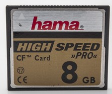 Hama Cf Card High 8GB Speed Pro Memory Card