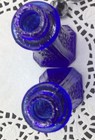 Vintage Cobalt Blue Glass Salt & Pepper Shakers. Very Nice! — photo 7