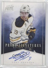 2011-12 Panini Prime Signatures Holo Silver 15/25 Cody Hodgson #19 Auto 0q3