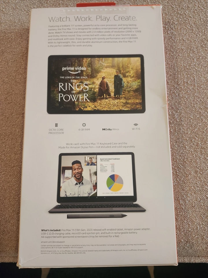 Tablet Amazon Fire Max 11 (13ª generación, versión 2023) 64 GB 11" 4 GB RAM - B0B1VQ1ZQY Foto 2 de 3