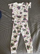 Vintage 90s Barney Friends Two Piece Set Barney Baby Bop Toddler 4T 1993