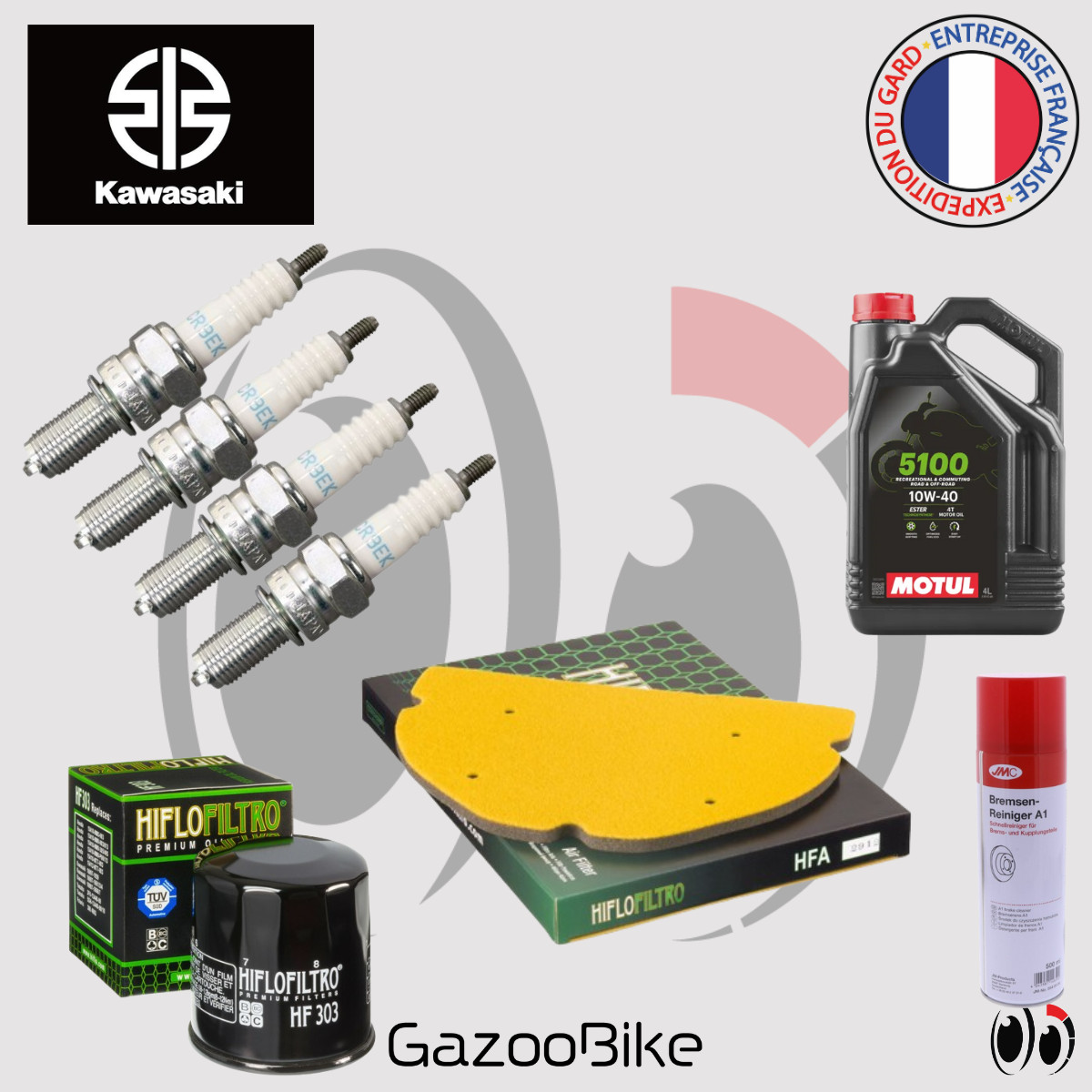 Kit Entretien KAWASAKI ZX-9R 900 Ninja 1994 1995 1996 1997 Motul