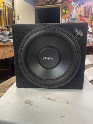Boston Acoustics 12'' 4-ohm subwoofer in S/O Enclosure