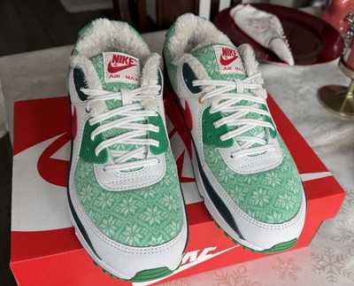 nike air max 90 christmas sweater casual shoes